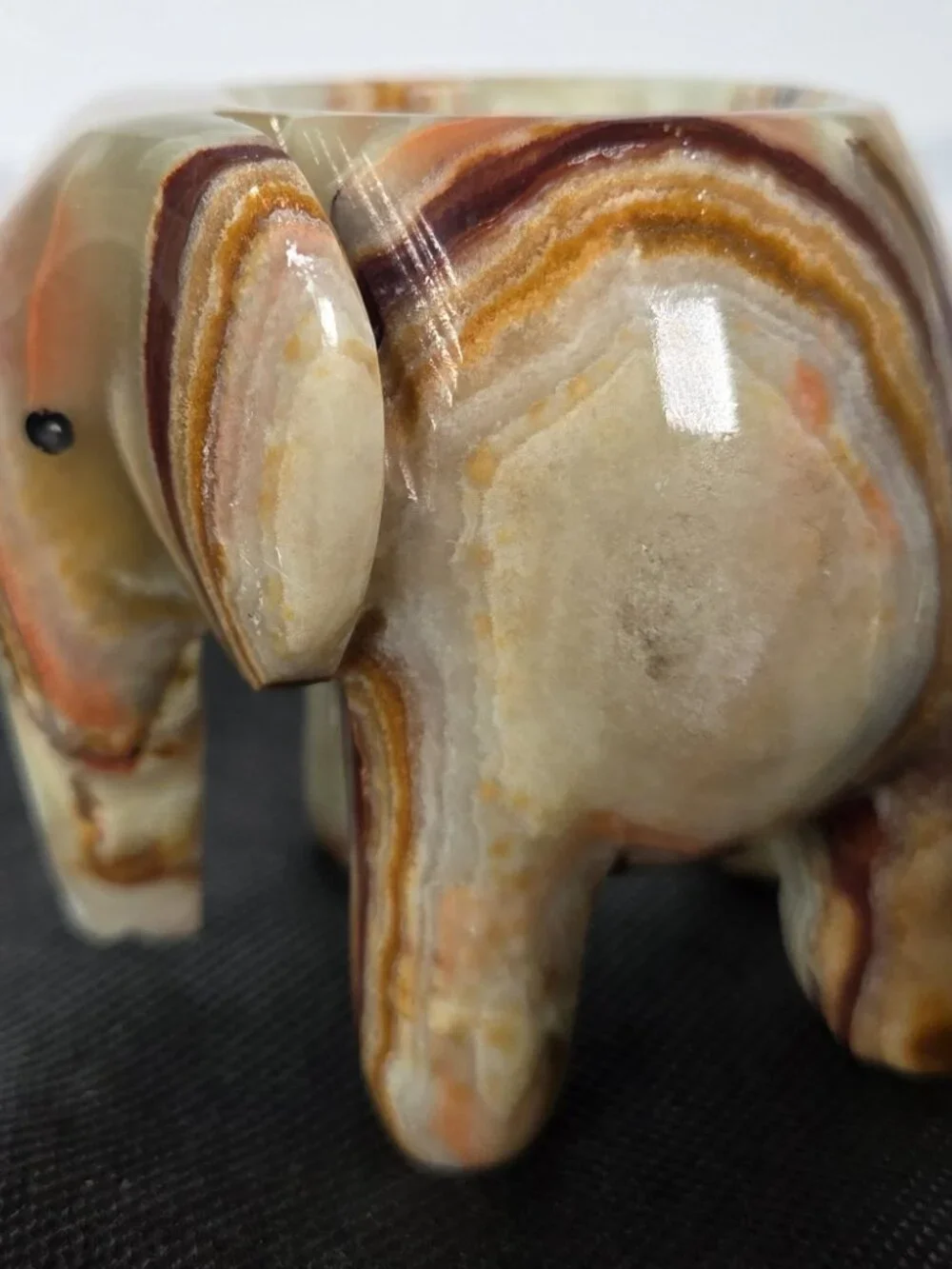 Marble Elephant Tea-Light Holder 3